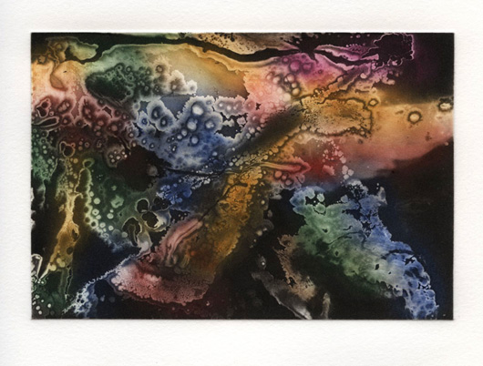 Polychromatic Cavern - Monoprint